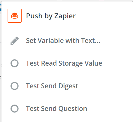 Zapier Push Chrome Extension